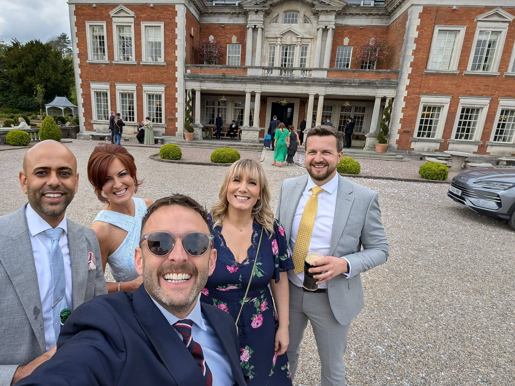 Original wedding guest photo