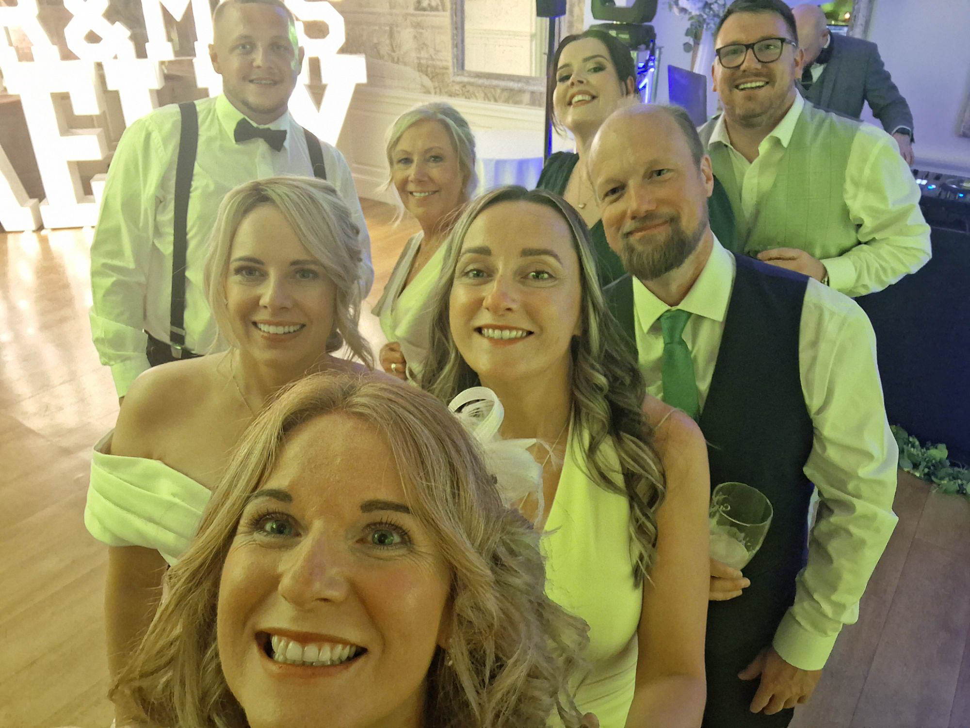 Original wedding guest photo