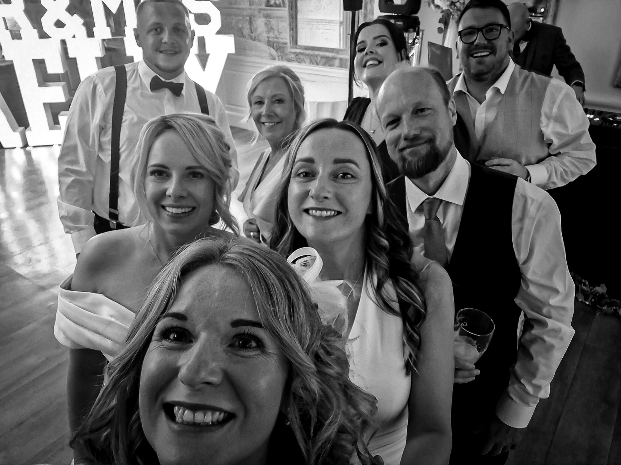 Edited wedding guest photo